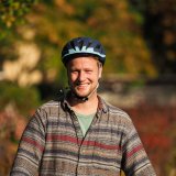 Porträt des Fahrradjournalisten Sebastian Gengenbach.