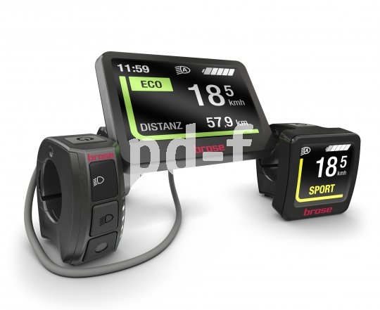 E-Bike-Antriebsspezialist Brose bietet verschiedene Displays und Steuerungen für seine Motoren an.