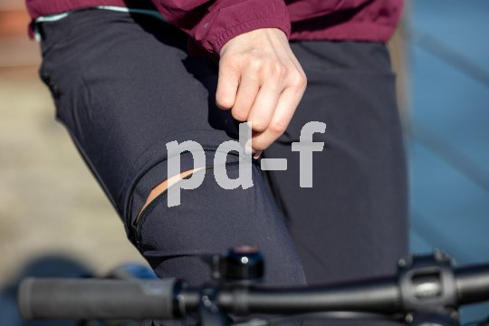 Radhose mit abnehmbaren Beinen