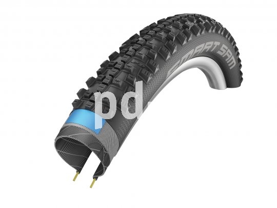 Mit seinem Mittelsteg und den griffigen Profilnoppen ist der "Smart Sam" von Schwalbe ein MTB-Reifen für das Gelände wie für die Straße dort hin. Einer für alle sozusagen.