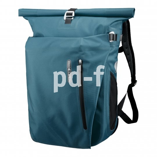Die Vario PS ist eine wasserdichte Packtasche für den Hinterradgepäckträger - auch als Rucksack auf dem Rücken tragbar.