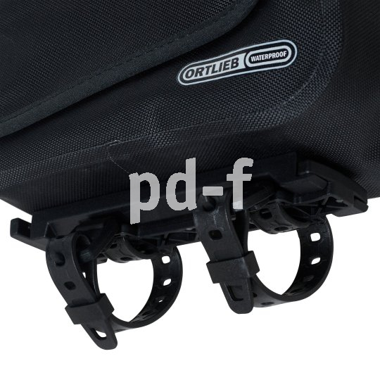 Datailaufnahme der Unterseite einer Oberrohrtasche.