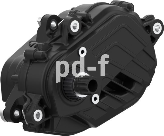 Freisteller eines E-Bike-Motors.