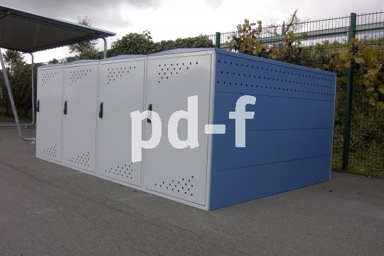 Firmen, die ihren Mitarbeitern solide Parkboxen zur Verfügung stellen, machen das Pendeln deutlich attraktiver - auch für wetterharte Langstreckenfahrer, die ihr edles Rad ungern den ganzen Tag im Regen stehen lassen würden.