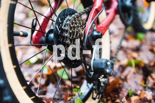 Kettenschaltung am Kinderfahrrad