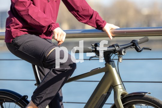 E-Bike in Großaufnahme