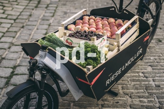 Das Cargobike ist eine hervorragende Alternative für den täglichen Einkauf.