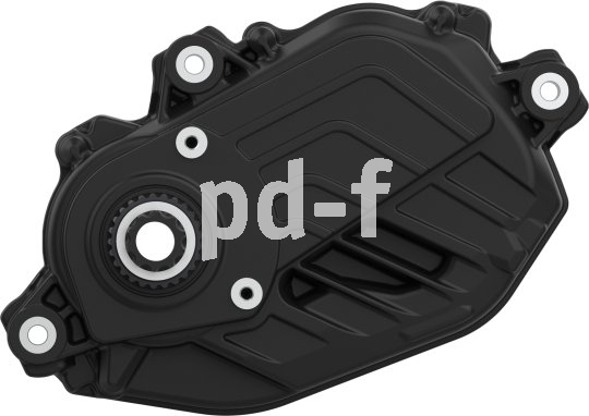 Freisteller eines E-Bike-Motors.