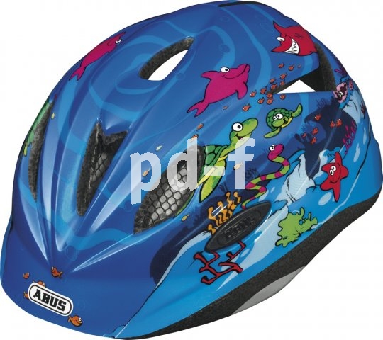 Helme für kleine Kinder verfügen über ein integriertes Visier, das bei Stürzen nach vorne das Gesicht schützt. Auch das Insektennetz darf natürlich nicht fehlen.