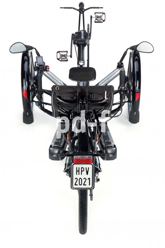 Als S-Pedelec aufgebaut (Motorunterstützung auch jenseits von 25 km/h) benötigt jedes Fahrzeug ein Versicherungskennzeichen.