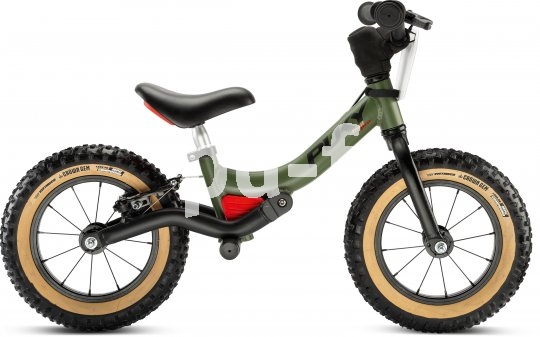 Das sieht nicht nur stark aus, da ist auch Technik dran. Laufräder für die Kleinen sind schon ganz schön groß geworden.