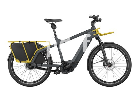 E-Bike mit längerem Gepäckträger
