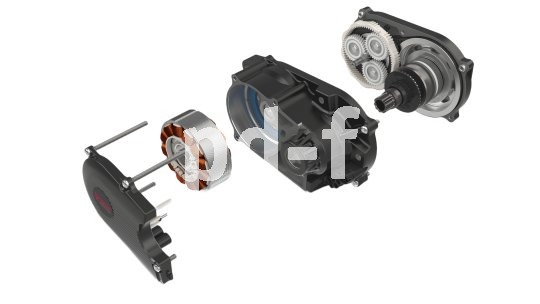 Einzelne Bauteile eines Brose-Antriebs können wieder aufbereitet und in neuen Antrieben verwendet werden. Bauteile eines E-Bike-Antriebes