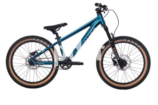 Ein blaues Eightshot Jam Bam 20" in der Seitenansicht.