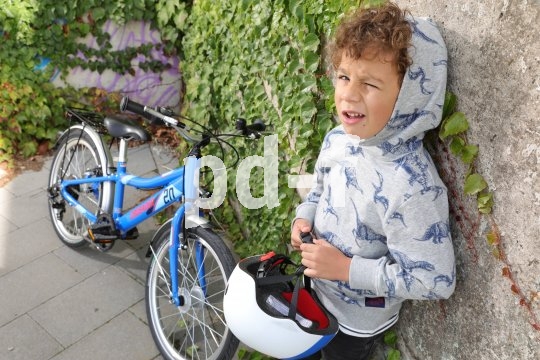 Pause machen gehört zum Radfahren dazu. Das gilt erst recht für´s Radfahrenlernen!