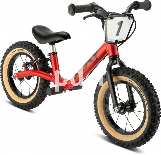 Ganz schön sportlich schaut es aus, das neue Laufrad für den Nachwuchs.