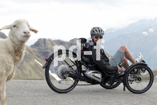 Mit elektrischem Zusatzantrieb wird das Trike noch reisetauglicher - auch und gerade, wenn es in die Berge geht.