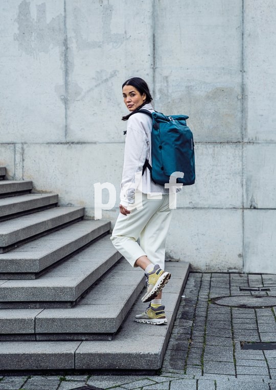 Ortliebs wasserdichte Packtasche Vario PS macht auch als Rucksack eine gute Figur.