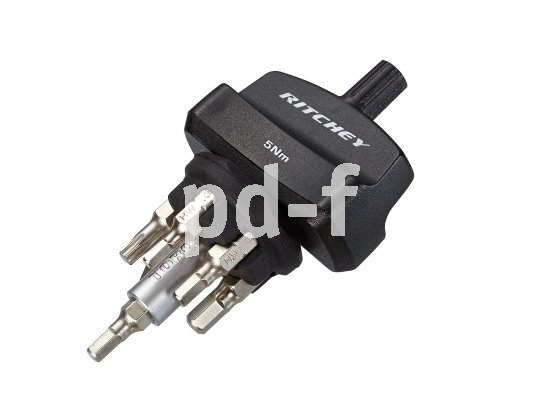 Ritchey "Torque Key" (19,90 Euro): Drehmomentschlüssel (5 Nm) mit sechs Bits.