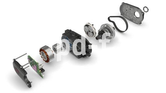 Bauteile eines E-Antriebes