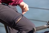 Fahrradhose mit Reißverschluss