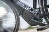 Ein Mittelmotor der Firma Brose an einem E-Bike.