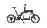 Freisteller eines Cargobikes in der Seitenansicht.