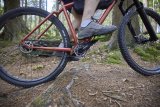 Mountainbike mit Zentralgetriebeschaltung